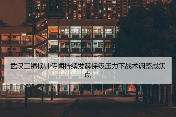 武汉三镇换帅传闻持续发酵保级压力下战术调整成焦点
